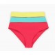 Oroblu Bikini costume da bagno Fascia Imbottita righe slip culotte vita alta