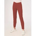 Ragno Pantalone donna lungo skinny a sigaretta Cotone satin power