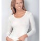Medima® Maglietta termica Maglia donna manica lunga con pizzo Angora 20