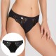 Playtex Slip mutandina donna sgambata in pizzo cotone elasticizzato