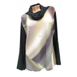 Boglietti Kristal women's cotton long sleeves turtleneck sweater