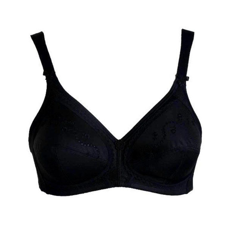 Triumph Elegant Cotton N Non-Wired Full Cup Bra Black (0004) 34D CS :  : Clothing, Shoes & Accessories