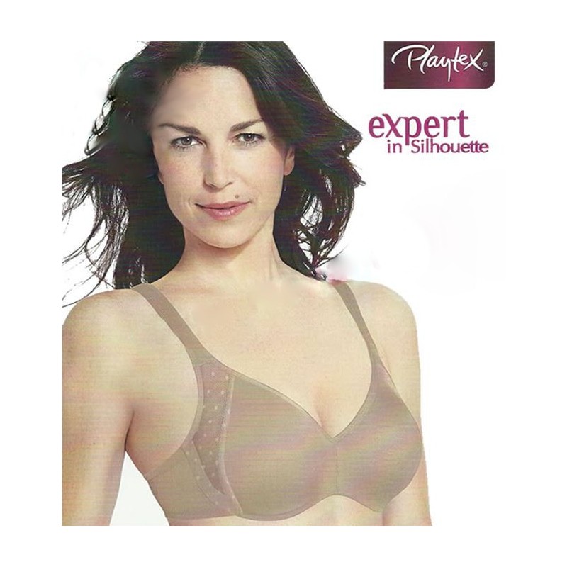 Playtex Expert in Silhouette underwire minimizer bra with padded
