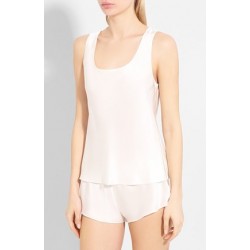 Luna di seta Top intimo spalla larga 100% seta