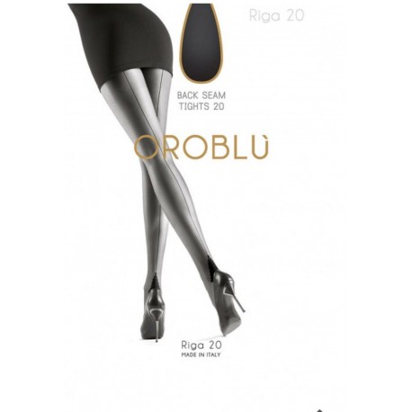 Oroblu Collant Velato Riga dietro 20 denari