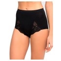 Playtex Confezione 3 Slip mutandina vita alta maxi pizzo cotone elastico